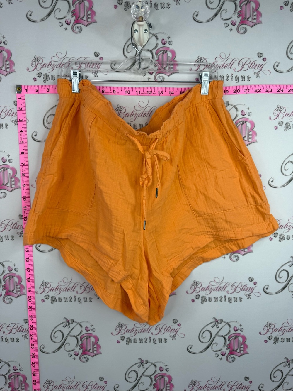 GAP shorts Orange Drawstring Athletic Shorts